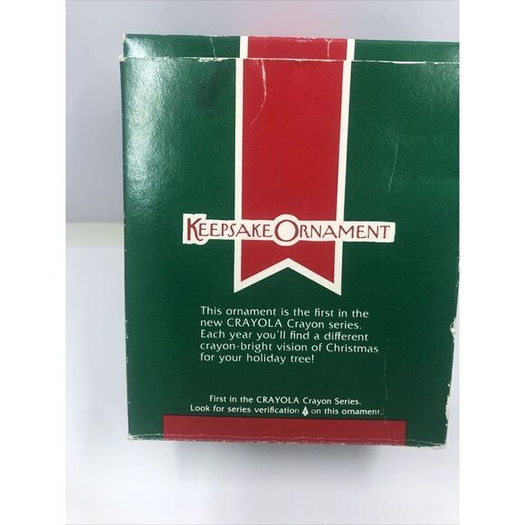 Hallmark Keepsake Ornament 1989 Crayola Bright Journey Bear Crayon 1st in Series - Picture 10 of 12